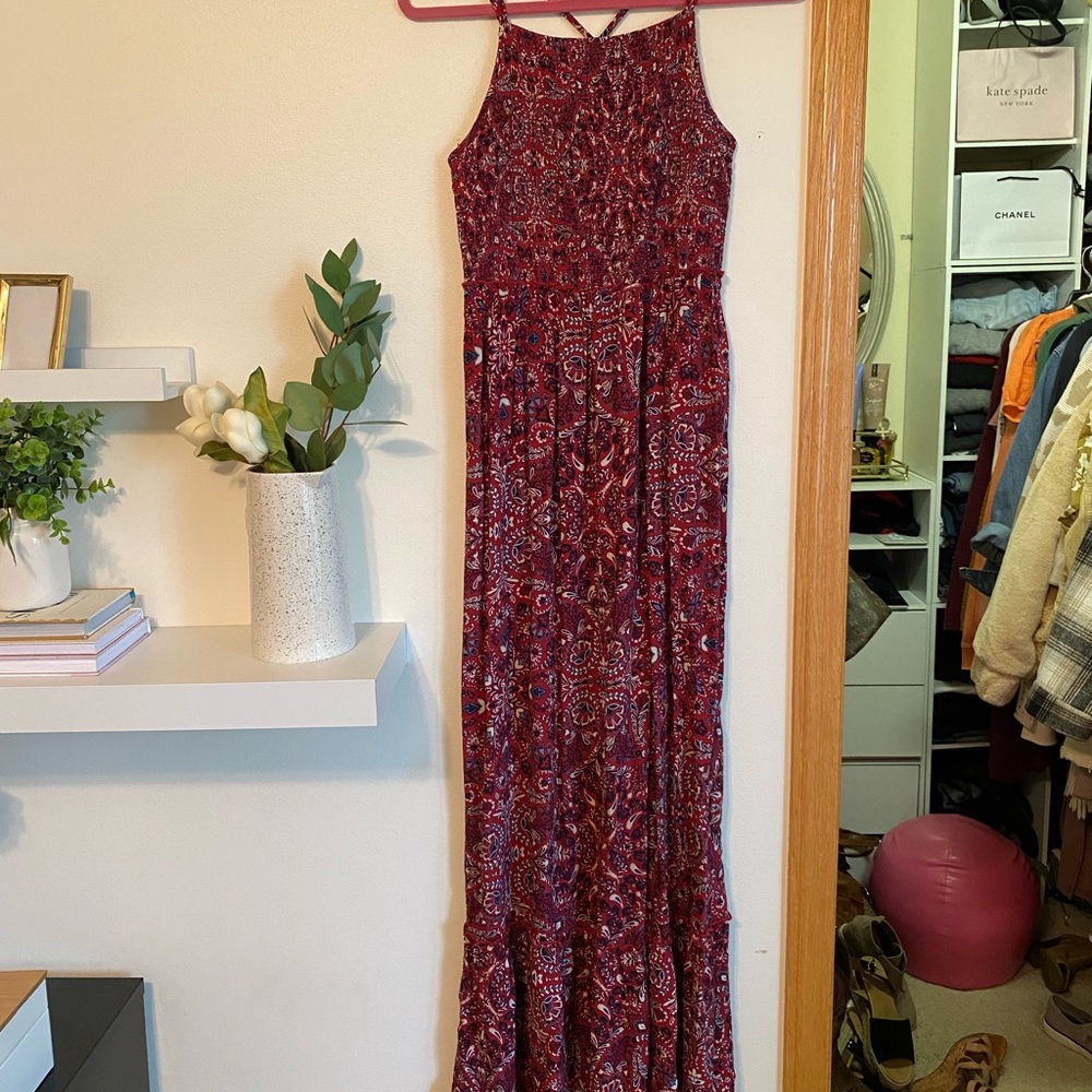 maxi floral dress